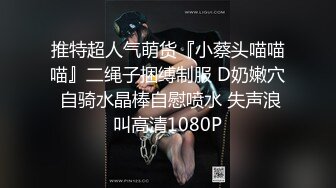 推特超人气萌货『小蔡头喵喵喵』二绳子捆缚制服 D奶嫩穴 自骑水晶棒自慰喷水 失声浪叫高清1080P