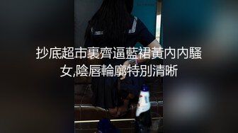 抄底超市裏齊逼藍裙黃內內騷女,陰唇輪廓特別清晰