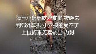 漂亮小姐姐吃鸡啪啪 夜晚来到郊外车振 小穴摸的受不了 上位骑乘无套输出 内射