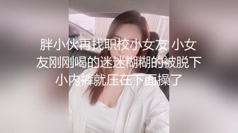 胖小伙再找职校小女友 小女友刚刚喝的迷迷糊糊的被脱下小内裤就压在下面操了