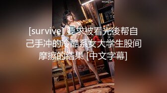 [survive] 要求被看光後帮自己手冲的冷酷系女大学生股间摩擦的结果 [中文字幕]