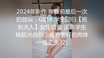 2024年新作 寒假前最后一次的放纵，G奶大学生回归【班长大人】女生宿舍 漂亮学生妹脱光自慰，青春美好的肉体一览无余 (2)