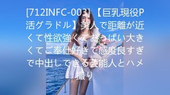 [712INFC-003] 【巨乳現役P活グラドル】美人で距離が近くて性欲強くておっぱい大きくてご奉仕好きで感度良すぎで中出しできる芸能人とハメ撮り