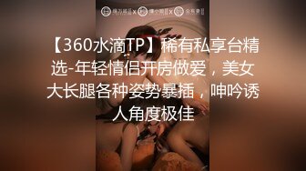 【360水滴TP】稀有私享台精选-年轻情侣开房做爱，美女大长腿各种姿势暴插，呻吟诱人角度极佳